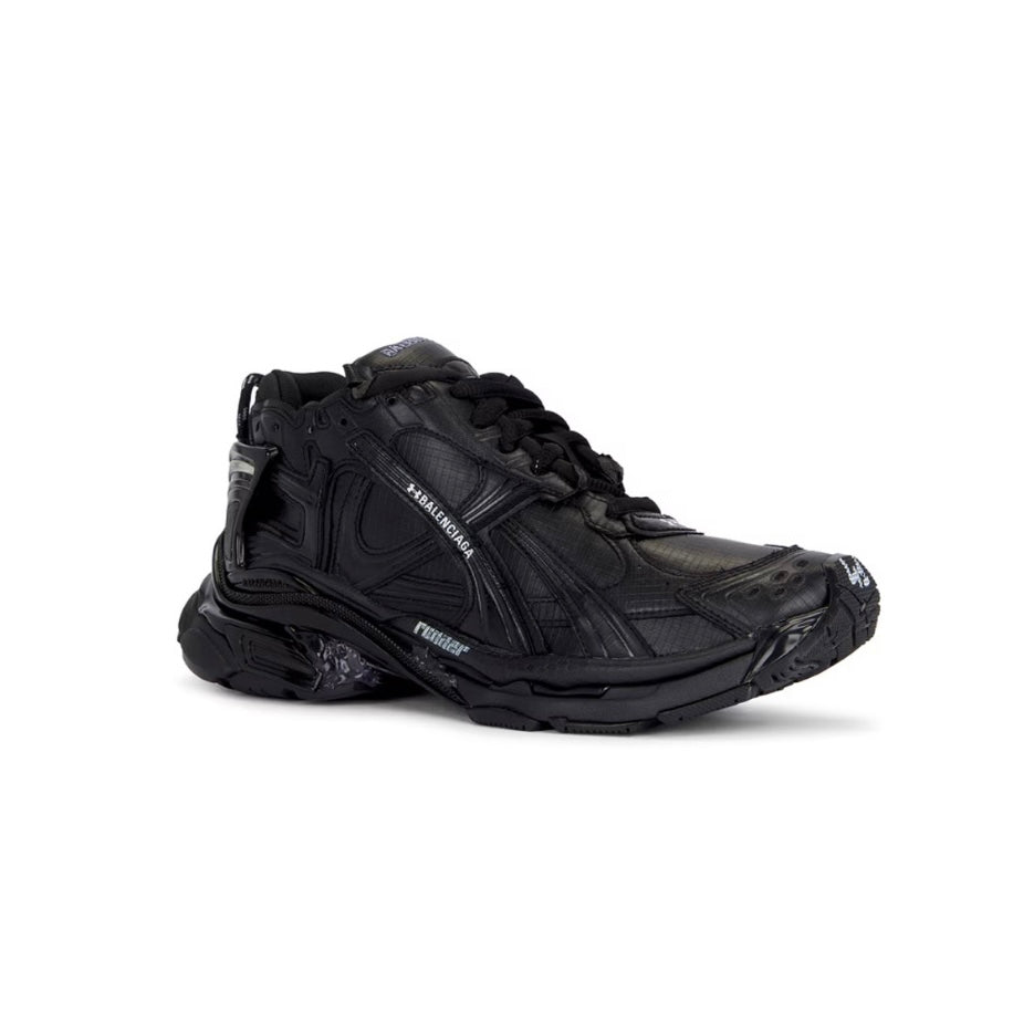 Balenciaga Black Under Armour Edition Runner Ripstop Sneakers