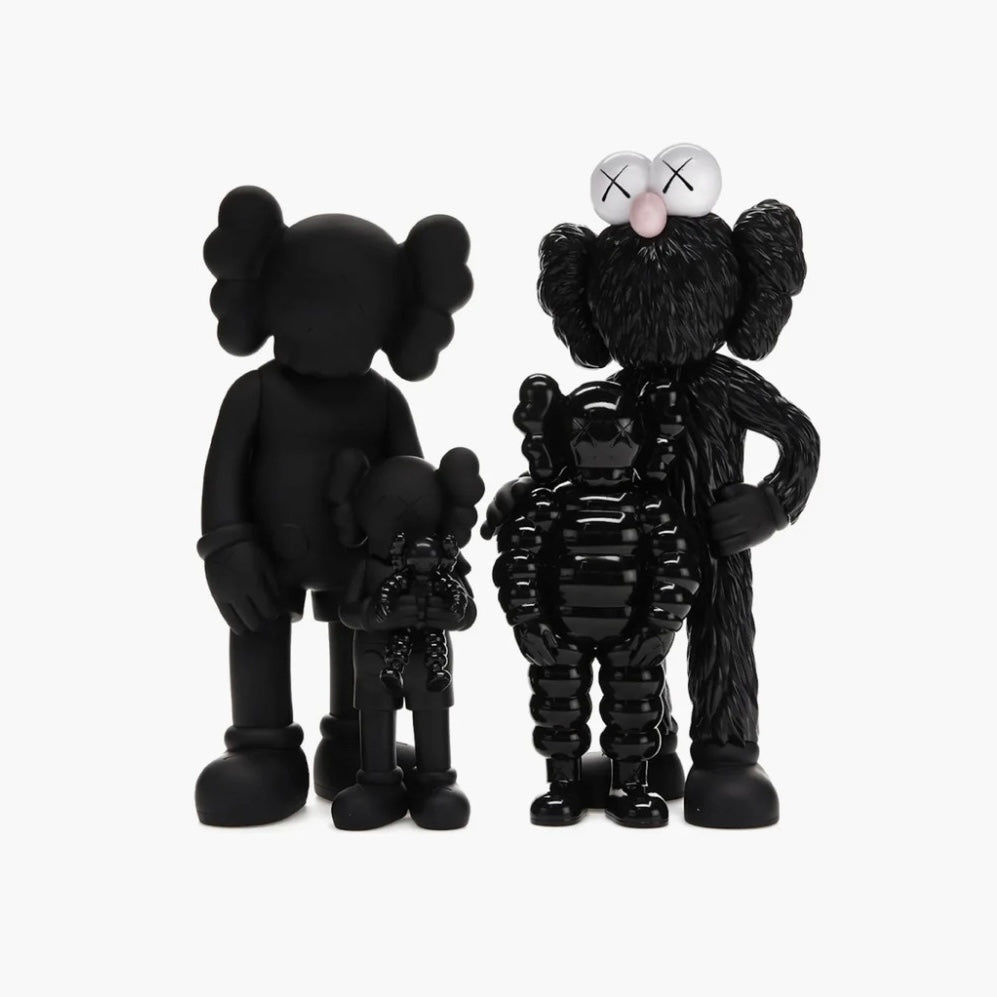 Kaws Family Vinyl Figures Black