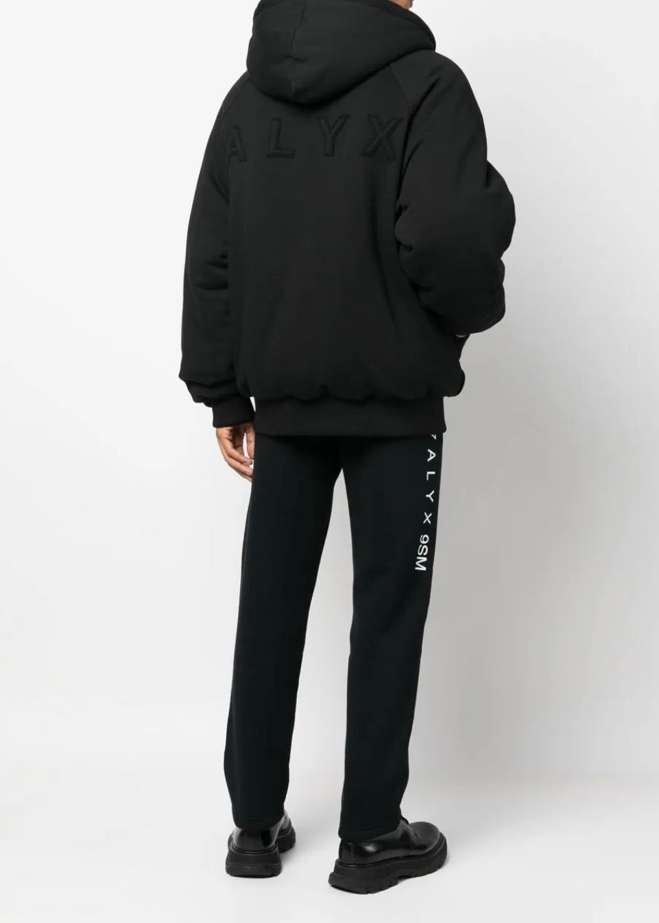 1017 ALYX 9SM logo-embroidered hooded bomber jacket