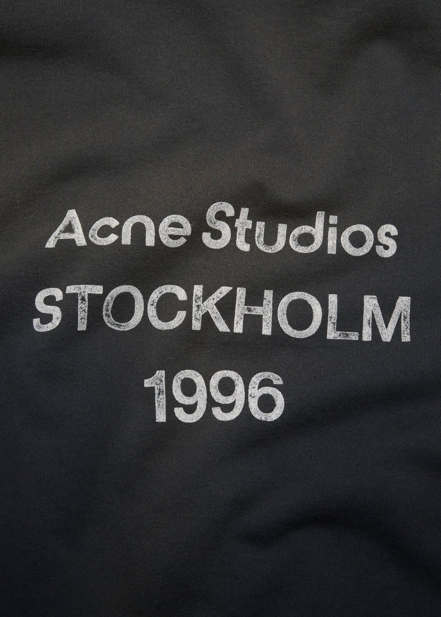 Acne Studios LOGO HOODED SWEATER Black