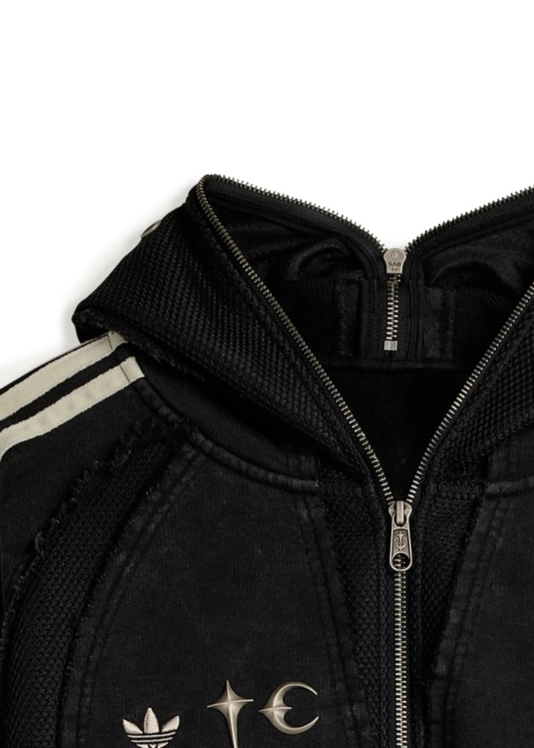 Adidas x THUG CLUB TEAMGEIST Hooded Jacket Black