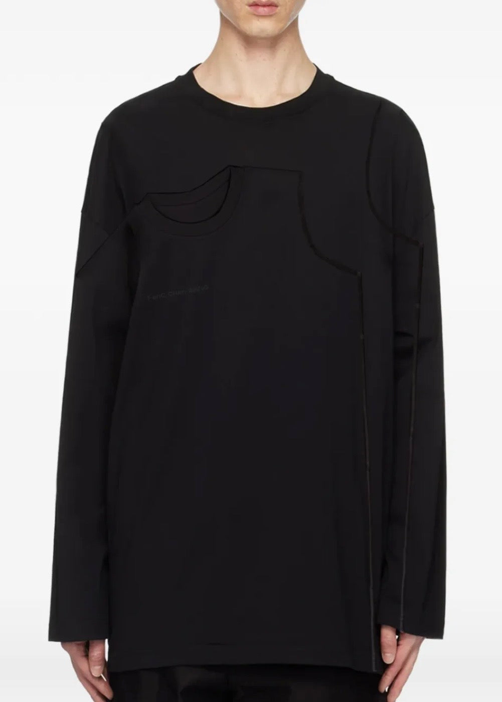 Feng Chen Alexander Wang Cutout Long-Sleeve T-shirt
