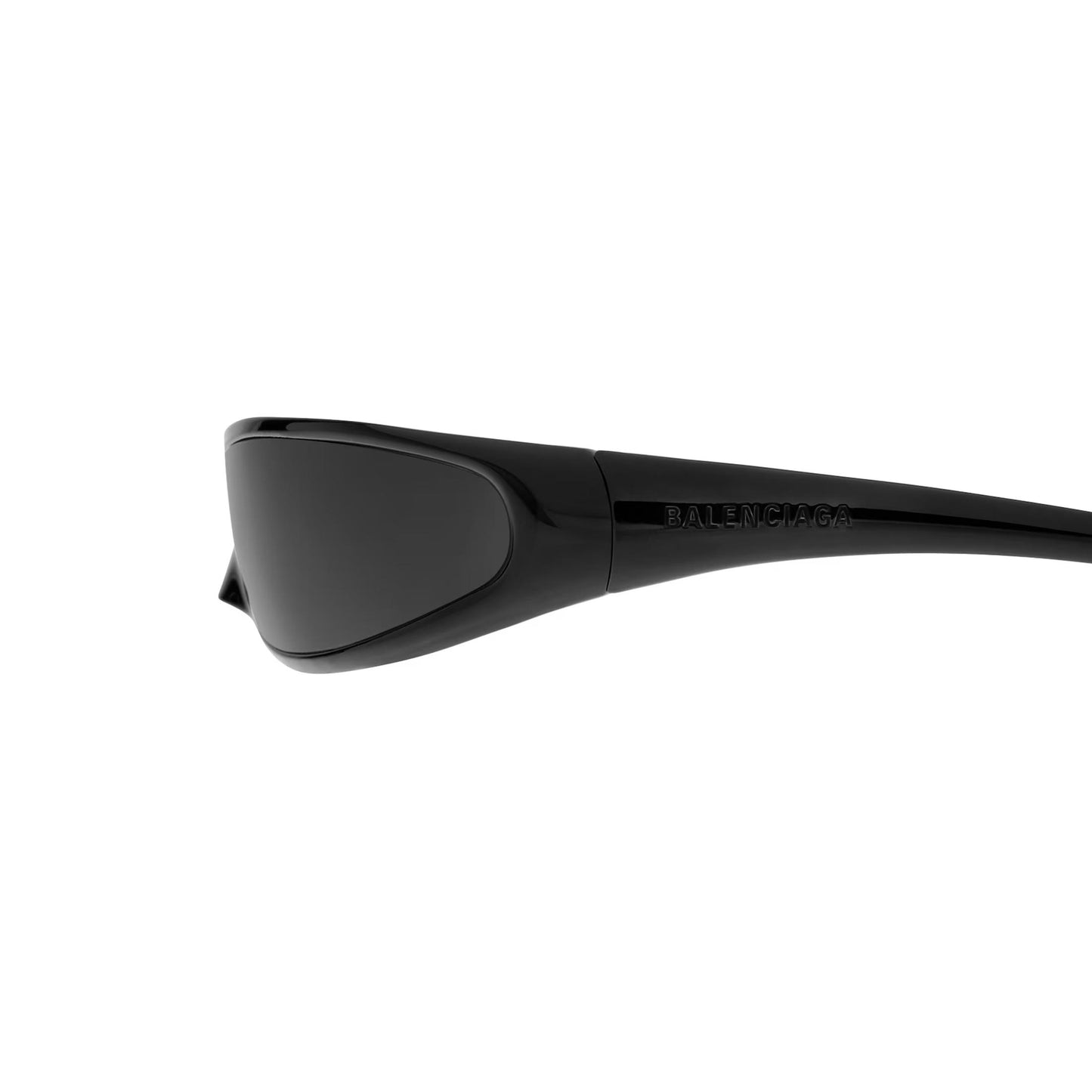 Balenciaga Blade Rectangle Sunglasses in Black