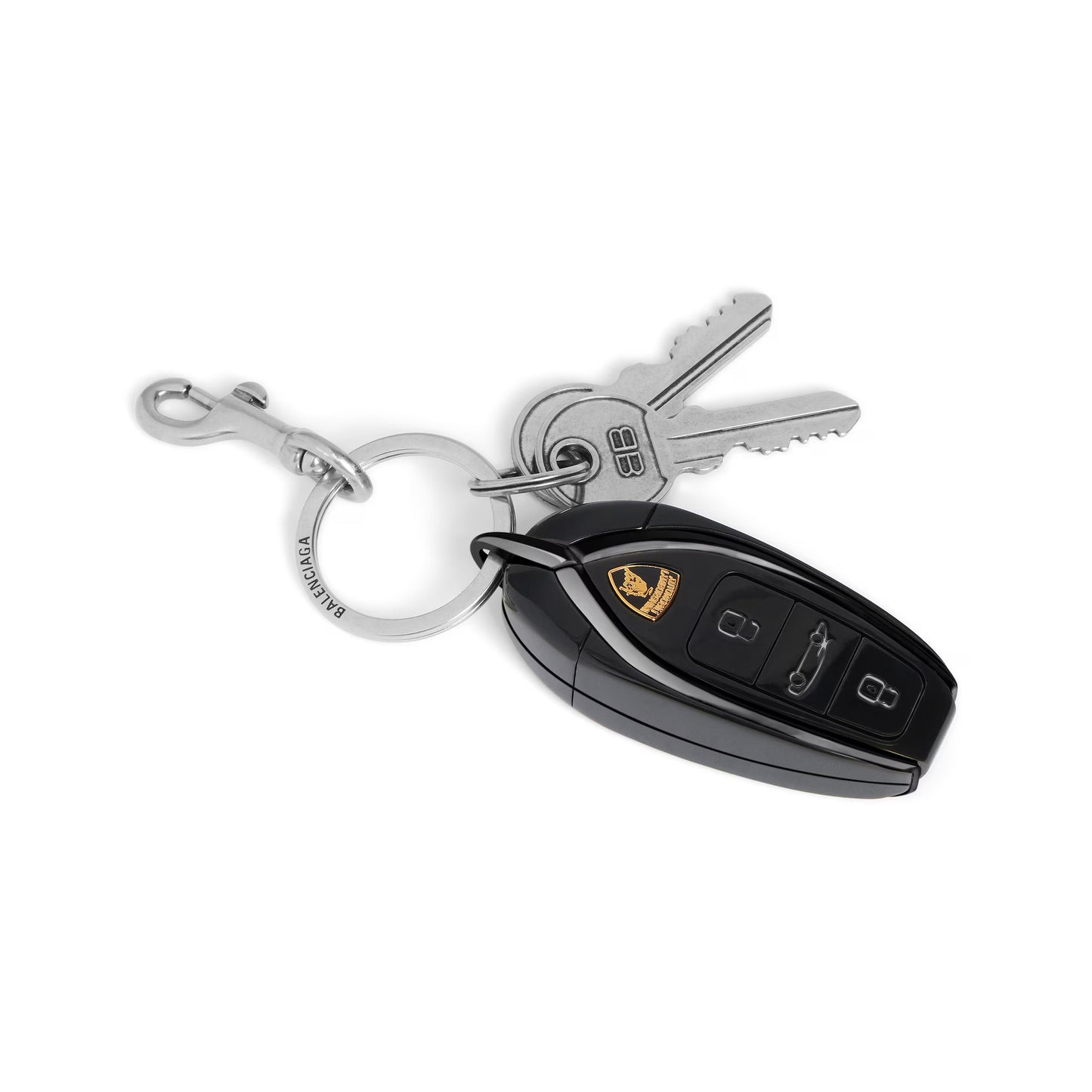 Balenciaga | Automobili Lamborghini Car Key Charm in Silver/black