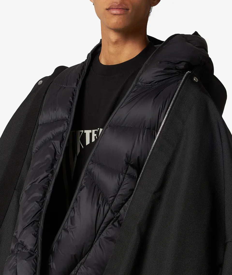 Rick Owens Hooded Peter Down Jacket - Black