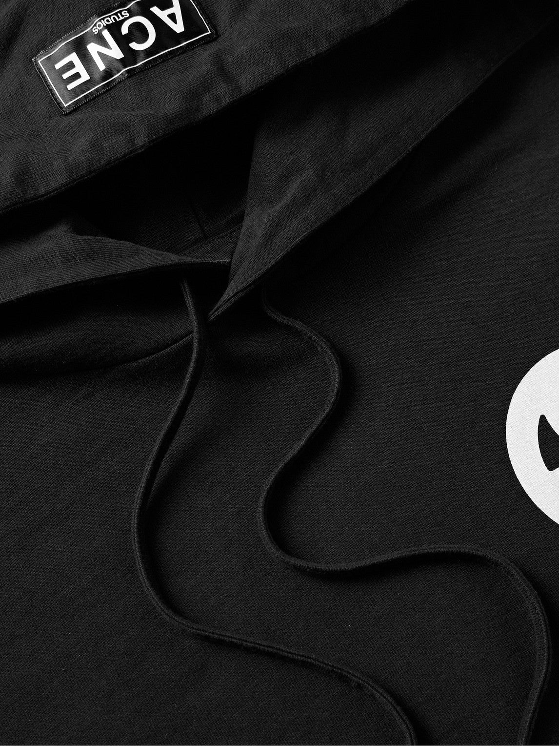 Acne Studios Graphic-Print Cotton Hoodie