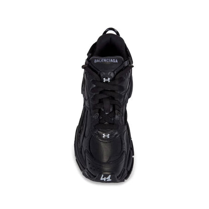 Balenciaga Black Under Armour Edition Runner Ripstop Sneakers