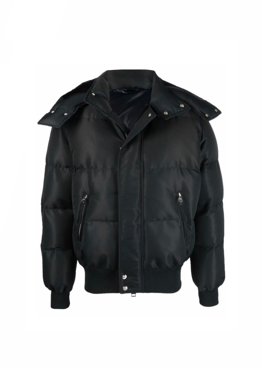 Alexander McQueen Logo-Print Padded Puffer Jacket