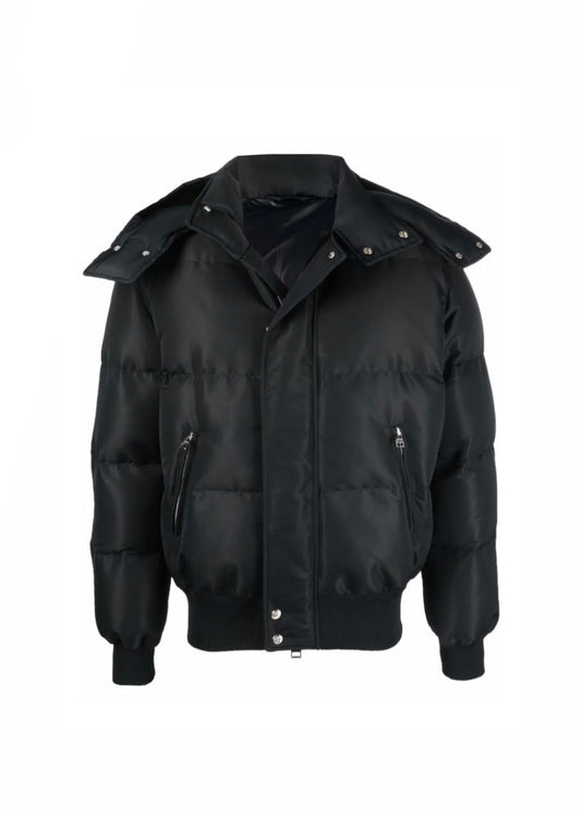 Alexander McQueen Logo-Print Padded Puffer Jacket