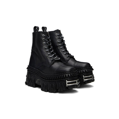 VETEMENTS Black New Rock Edition Combat Boots