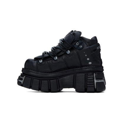VETEMENTS Black New Rock Edition Platform Boots