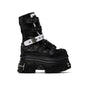 VETEMENTS Black & White New Rock Edition Gamer Boots