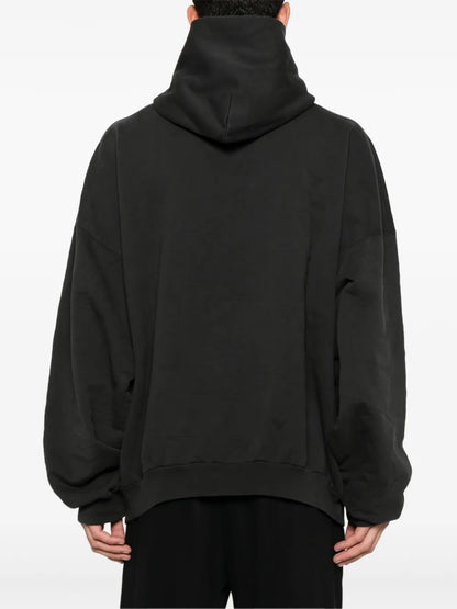 Balenciaga Logo-Print Hoodie