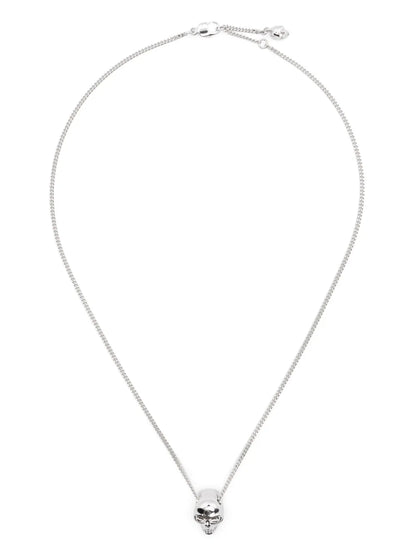 Alexander McQueen Skull-Pendant Necklace