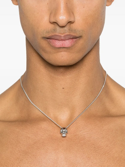 Alexander McQueen Skull-Pendant Necklace