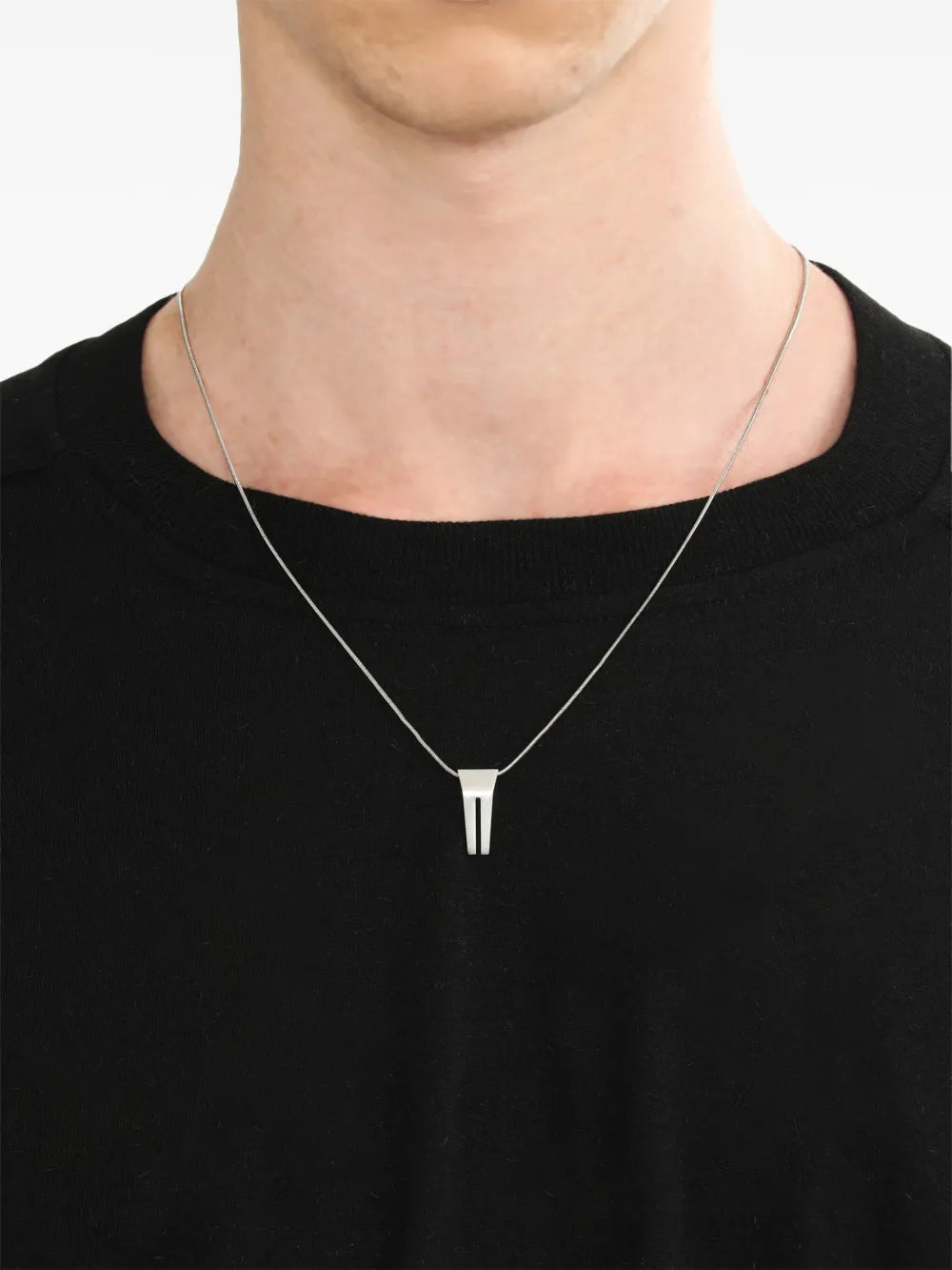 Rick Owens Open Trunk charm necklace
