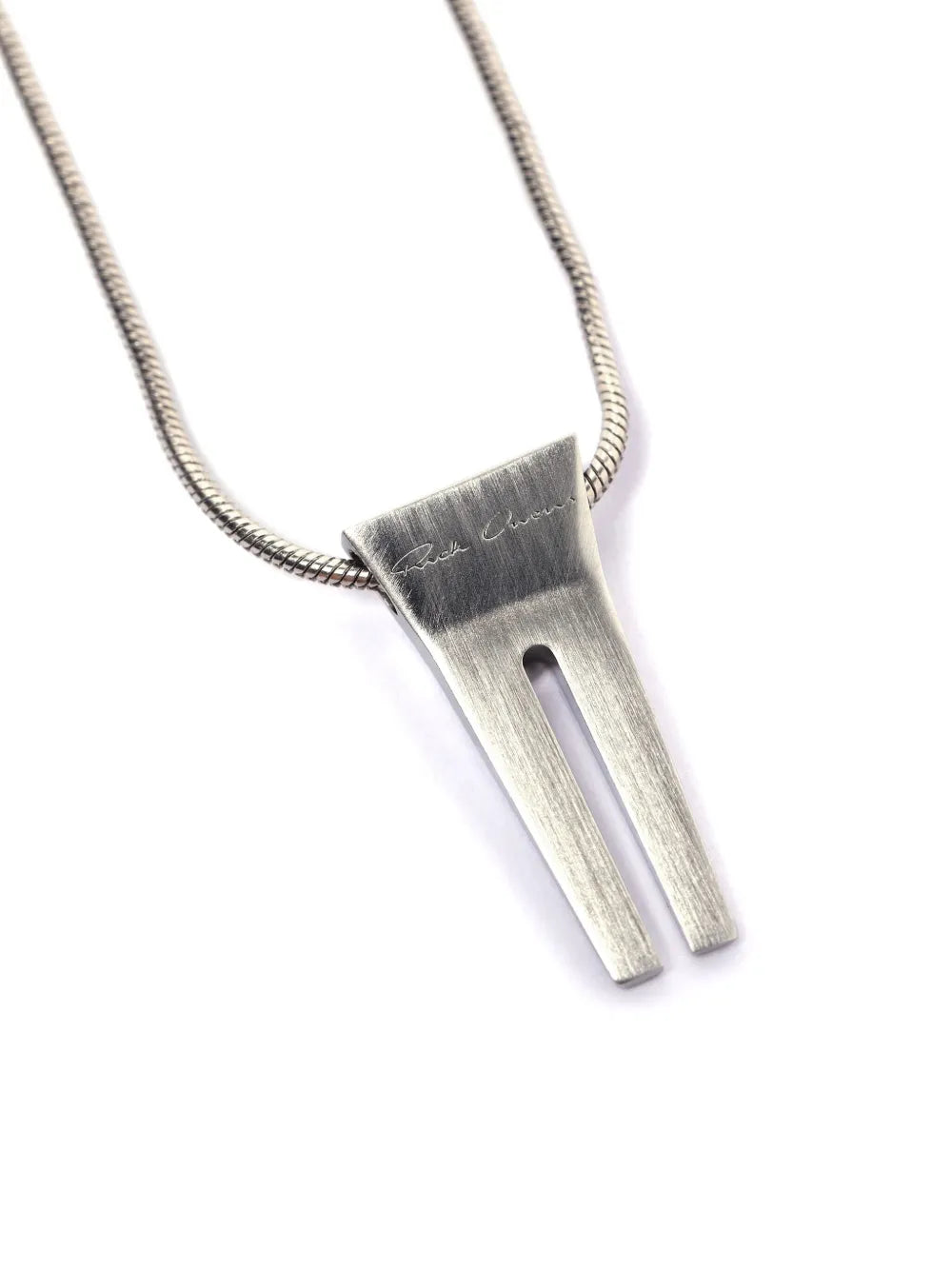 Rick Owens Open Trunk charm necklace