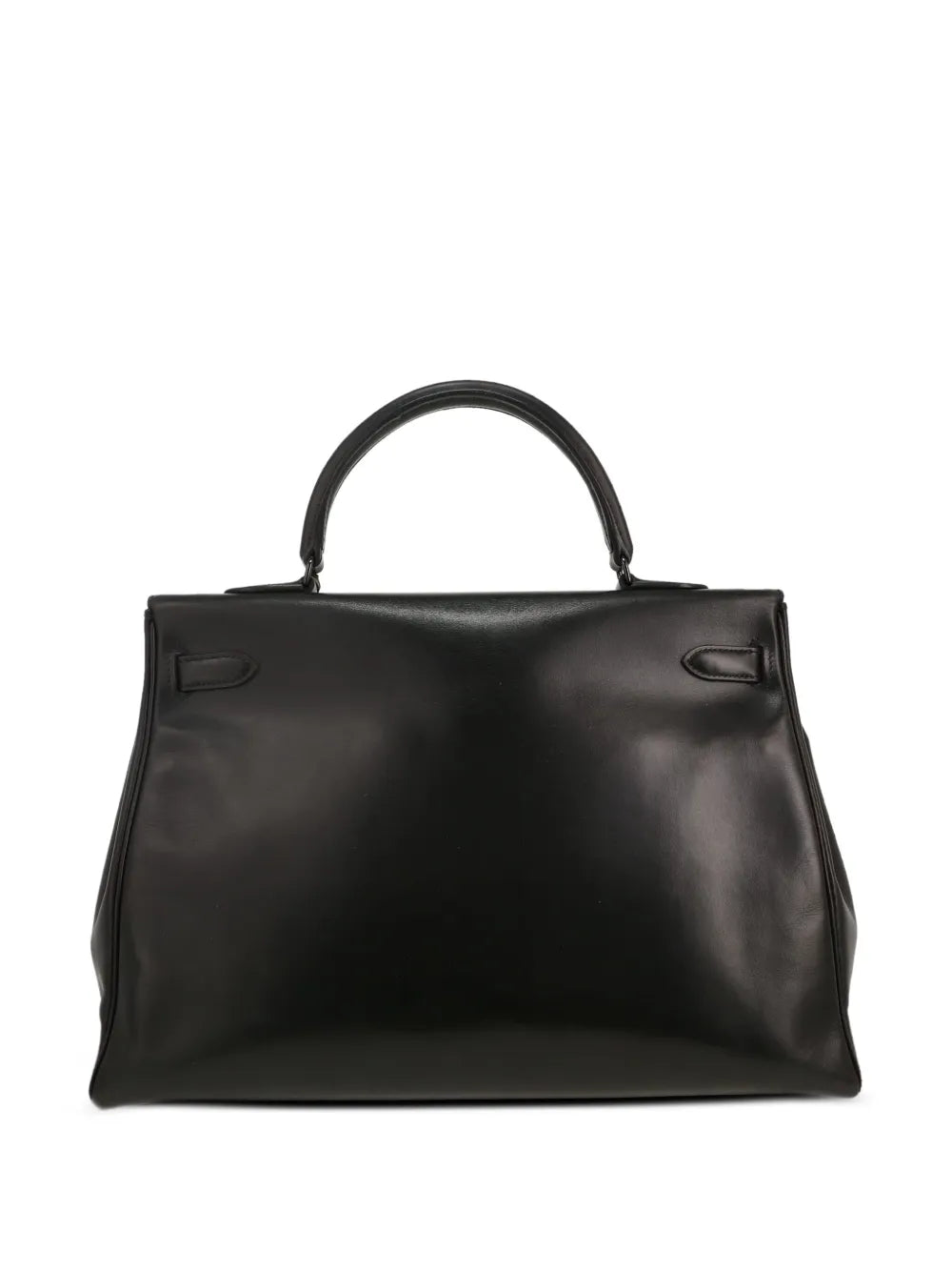 Hermes Pre-Owned Hermes Kelly So Black handbag in black box leather