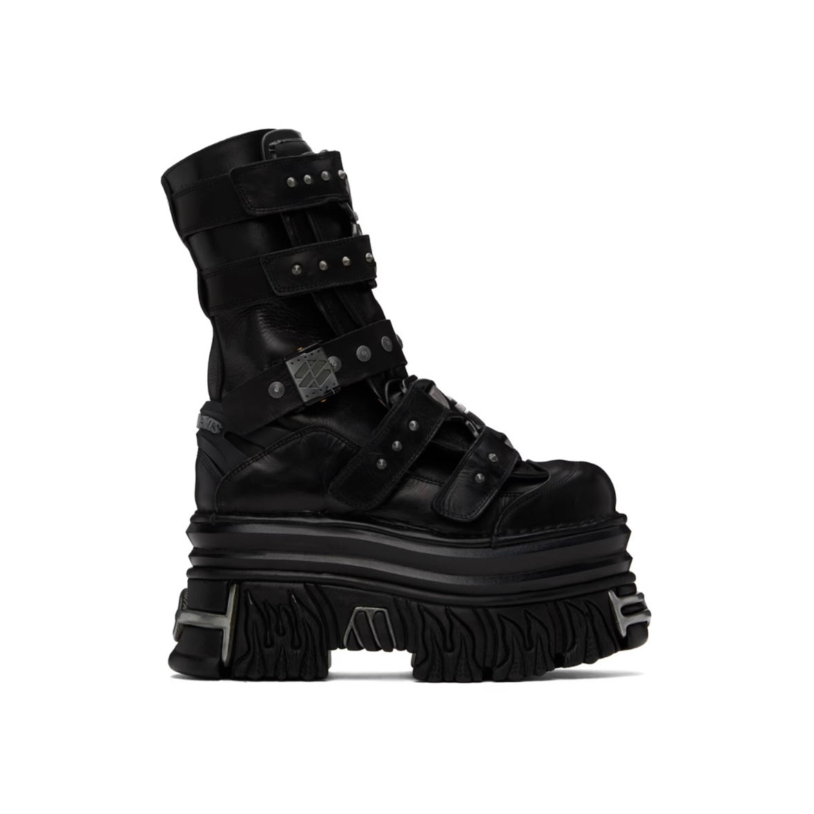 VETEMENTS Black New Rock Edition Gamer Boots