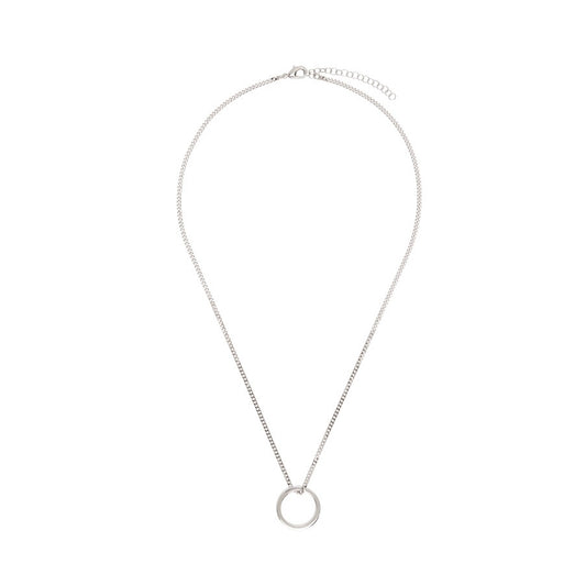 MM6 MAISON MARGIELA Minimal Logo Ring Pendant Necklace