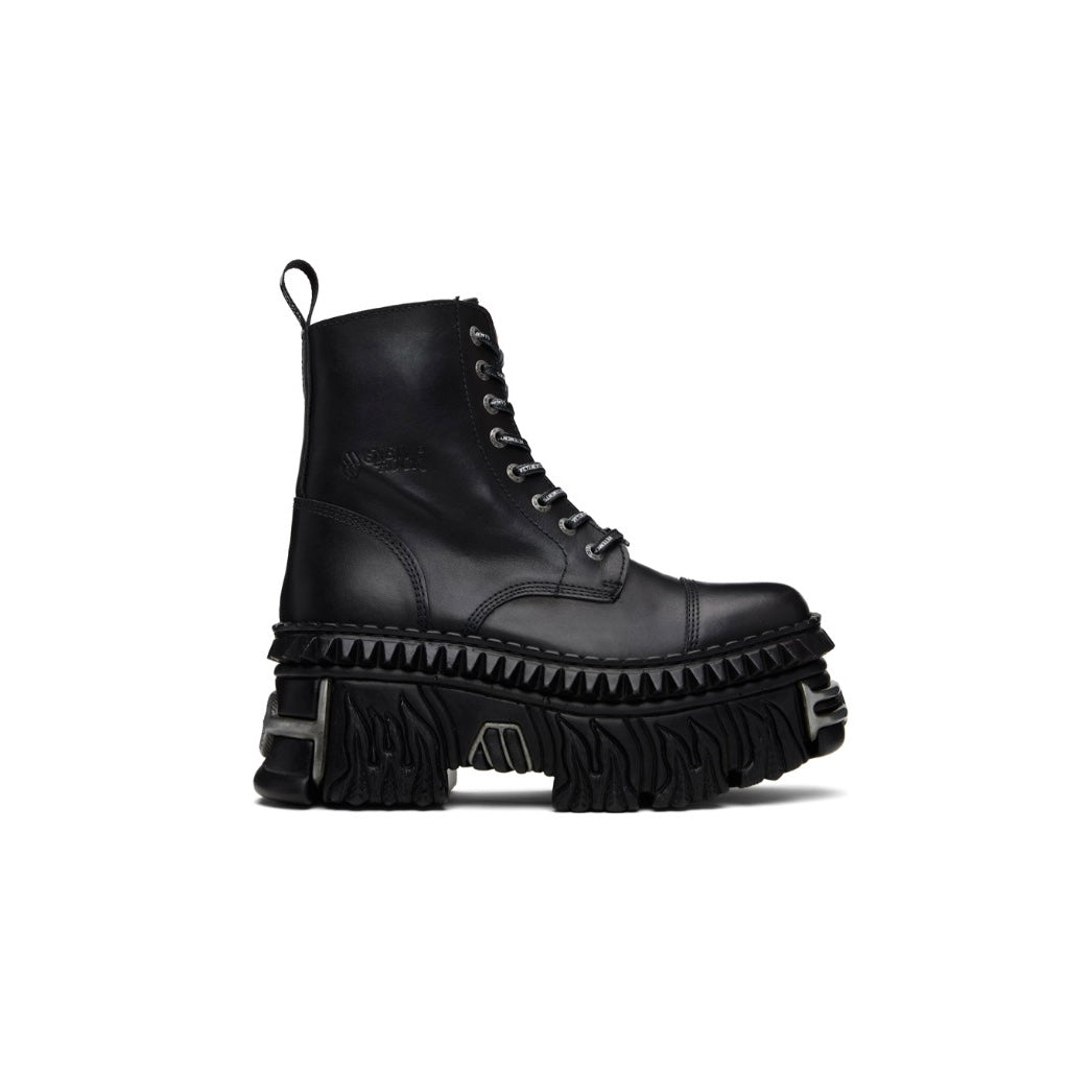 VETEMENTS Black New Rock Edition Combat Boots