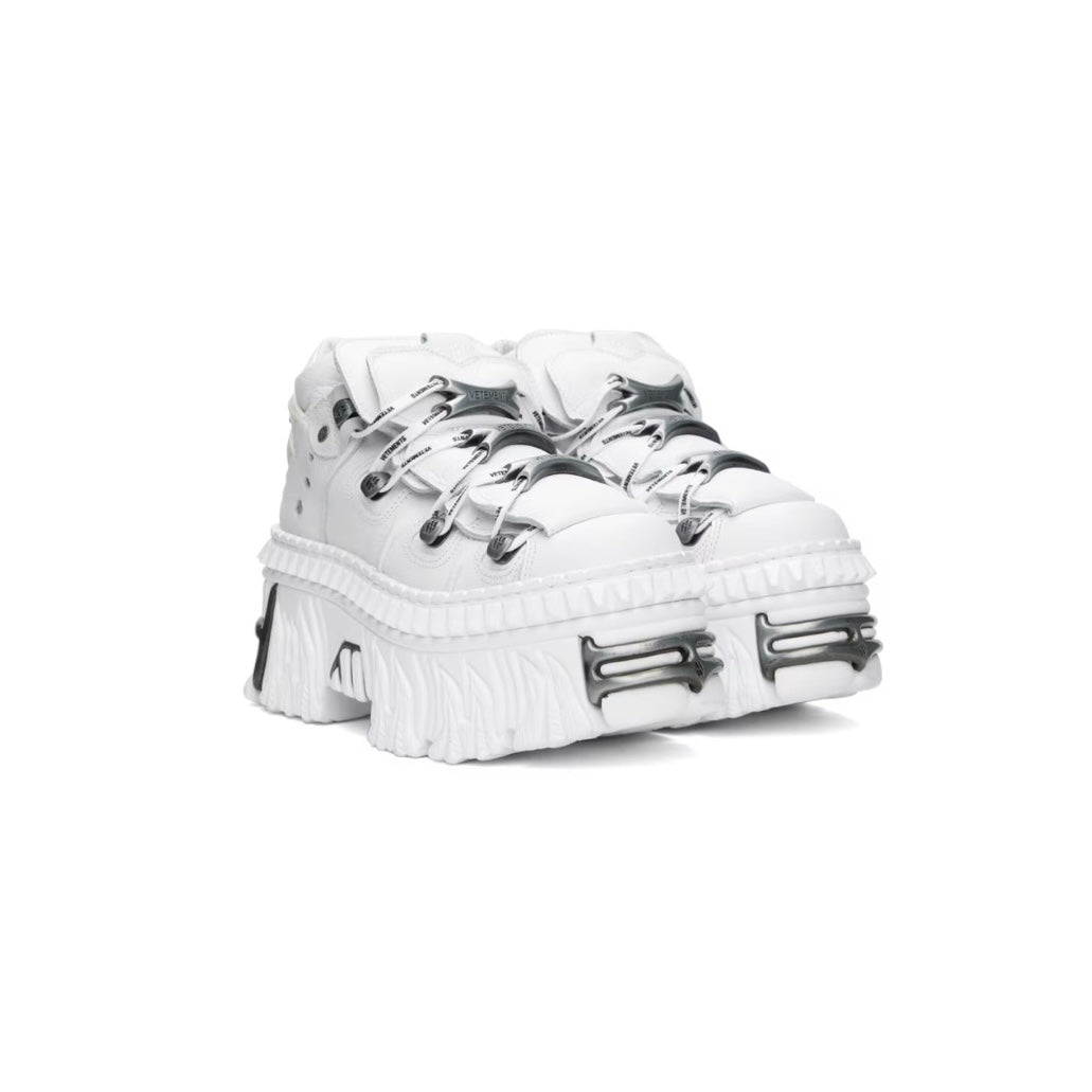 VETEMENTS White New Rock Edition Platform Boots