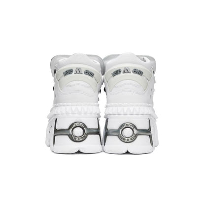 VETEMENTS White New Rock Edition Platform Boots
