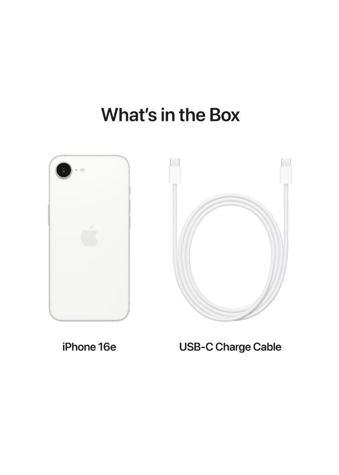 Apple iPhone 16 e White Dual SIM