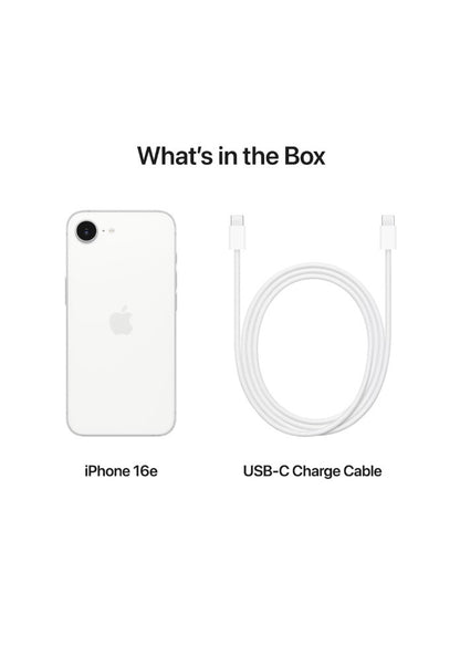 Apple iPhone 16 e White Dual SIM