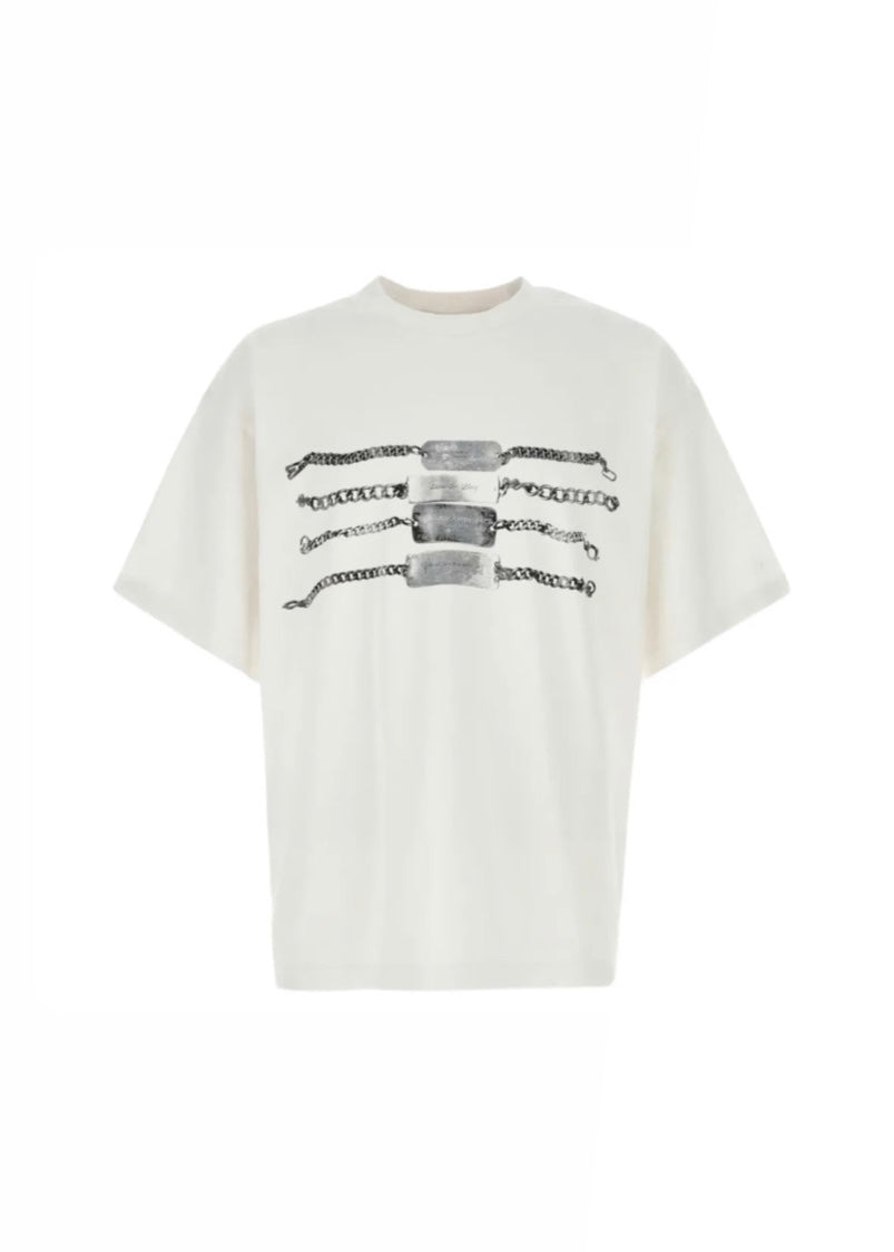 Alexander Wang Chain Graphic Cotton T-Shirt