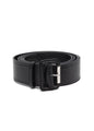 Alexander McQueen Pointed Leather Buckle Belt