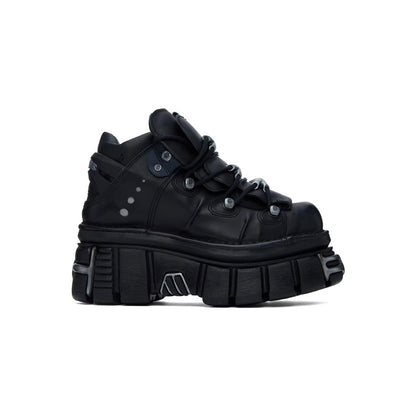 VETEMENTS Black New Rock Edition Platform Boots