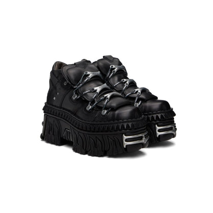 VETEMENTS Black New Rock Edition Platform Boots