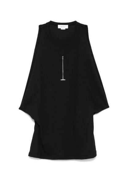 Alexander McQueen Draped Armhole T-shirt Black
