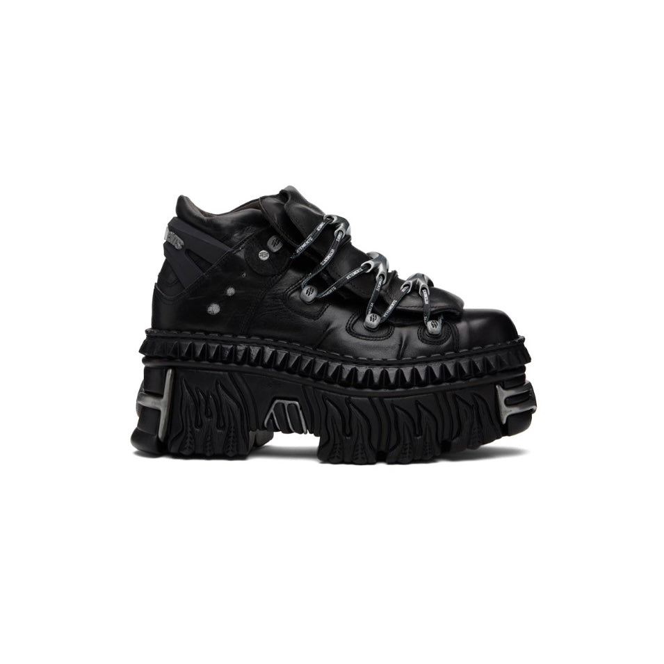 VETEMENTS Black New Rock Edition Platform Boots