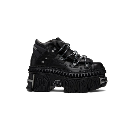VETEMENTS Black New Rock Edition Platform Boots