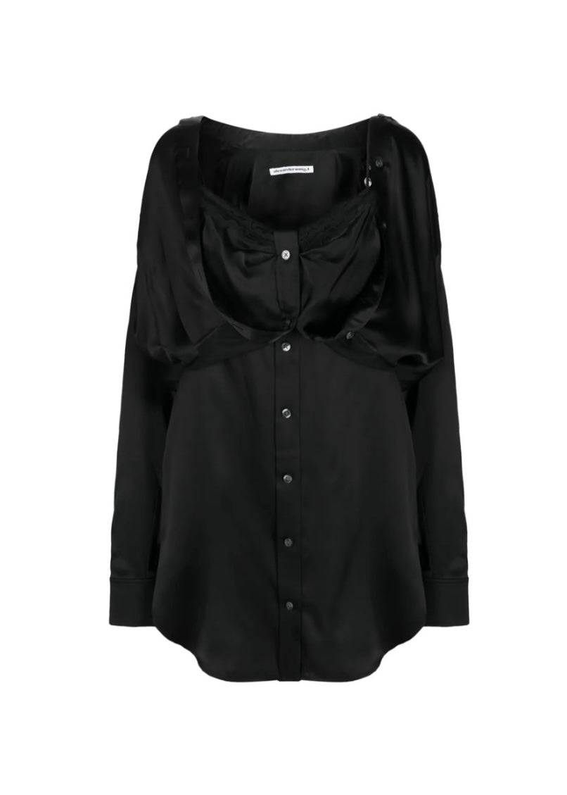 Alexander Wang Layered Silk Minidress