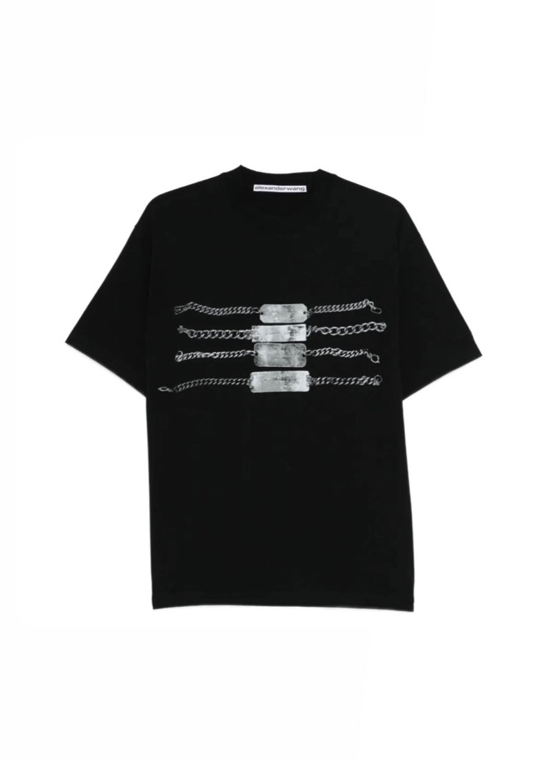 Alexander Wang Сhain-Print T-Shirt