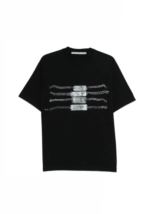 Alexander Wang Сhain-Print T-Shirt