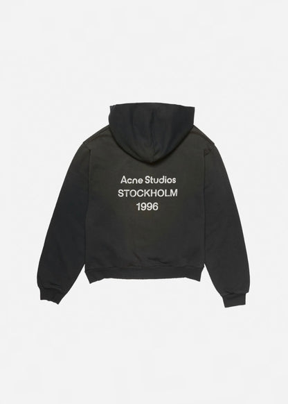 Acne Studios LOGO HOODED SWEATER Black
