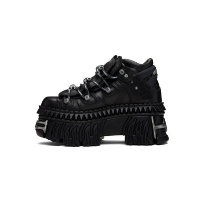 VETEMENTS Black New Rock Edition Platform Boots