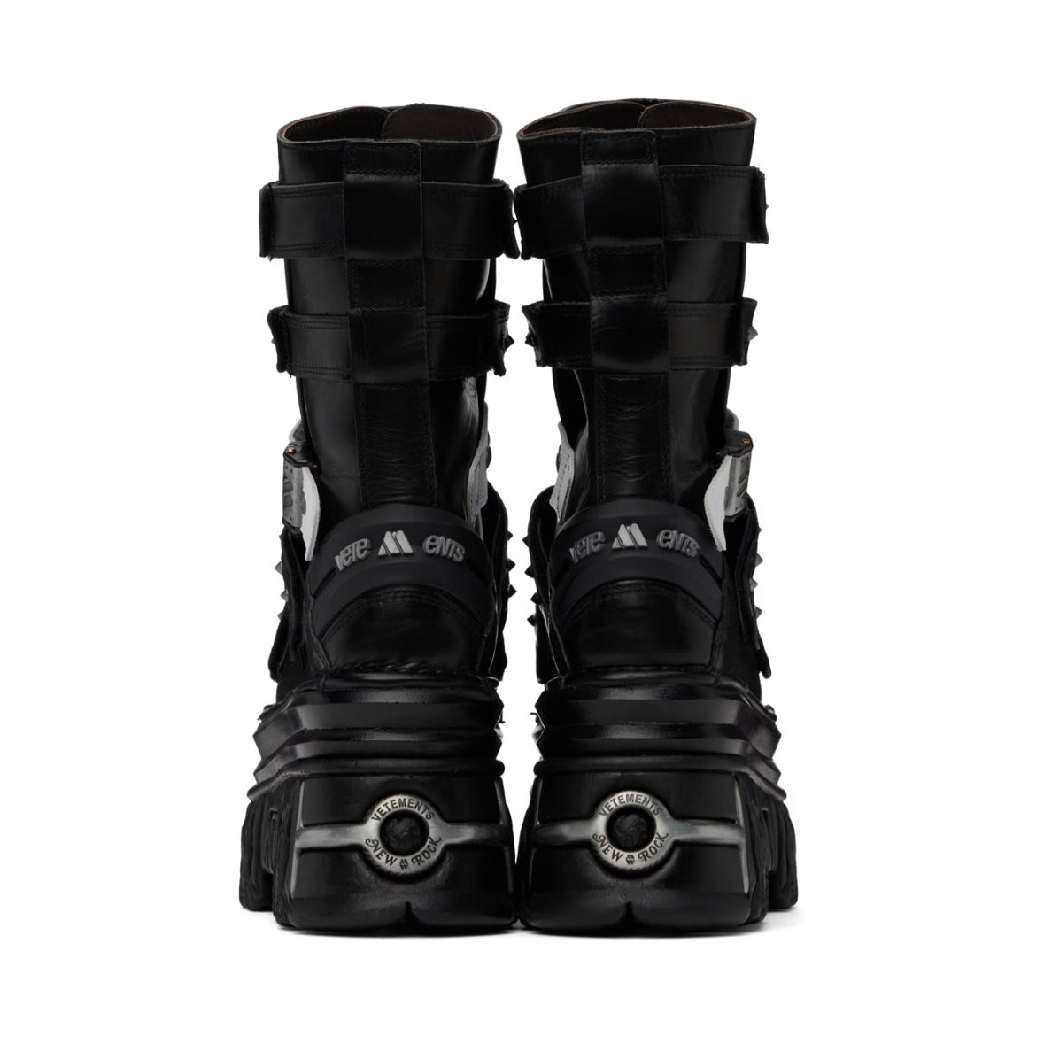 VETEMENTS Black & White New Rock Edition Gamer Boots