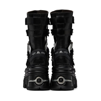 VETEMENTS Black & White New Rock Edition Gamer Boots