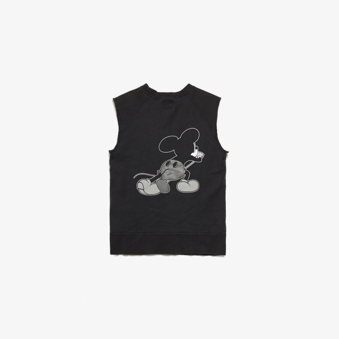 NUMBER NINE  Black Mickey Mouse OG SS01 Cotton Tank Top