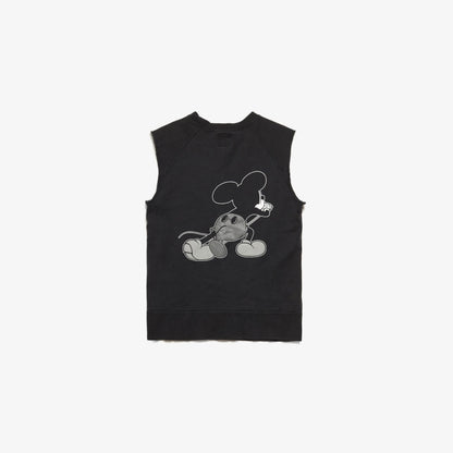 NUMBER NINE  Black Mickey Mouse OG SS01 Cotton Tank Top