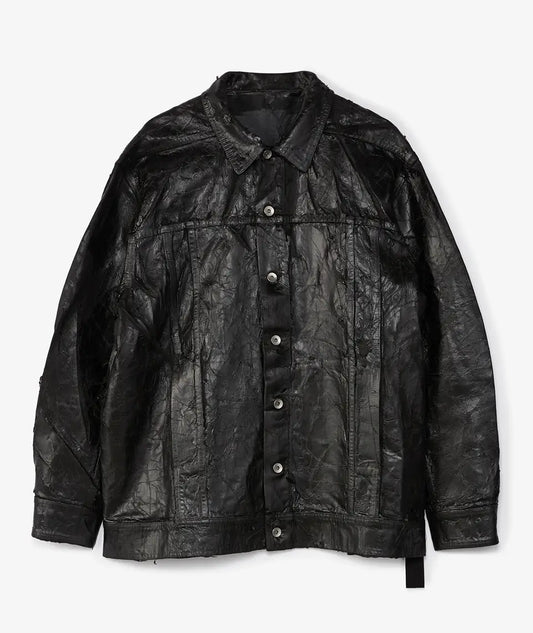 Rick Owens Jumbo Worker Jacket - Black DRKSHDW