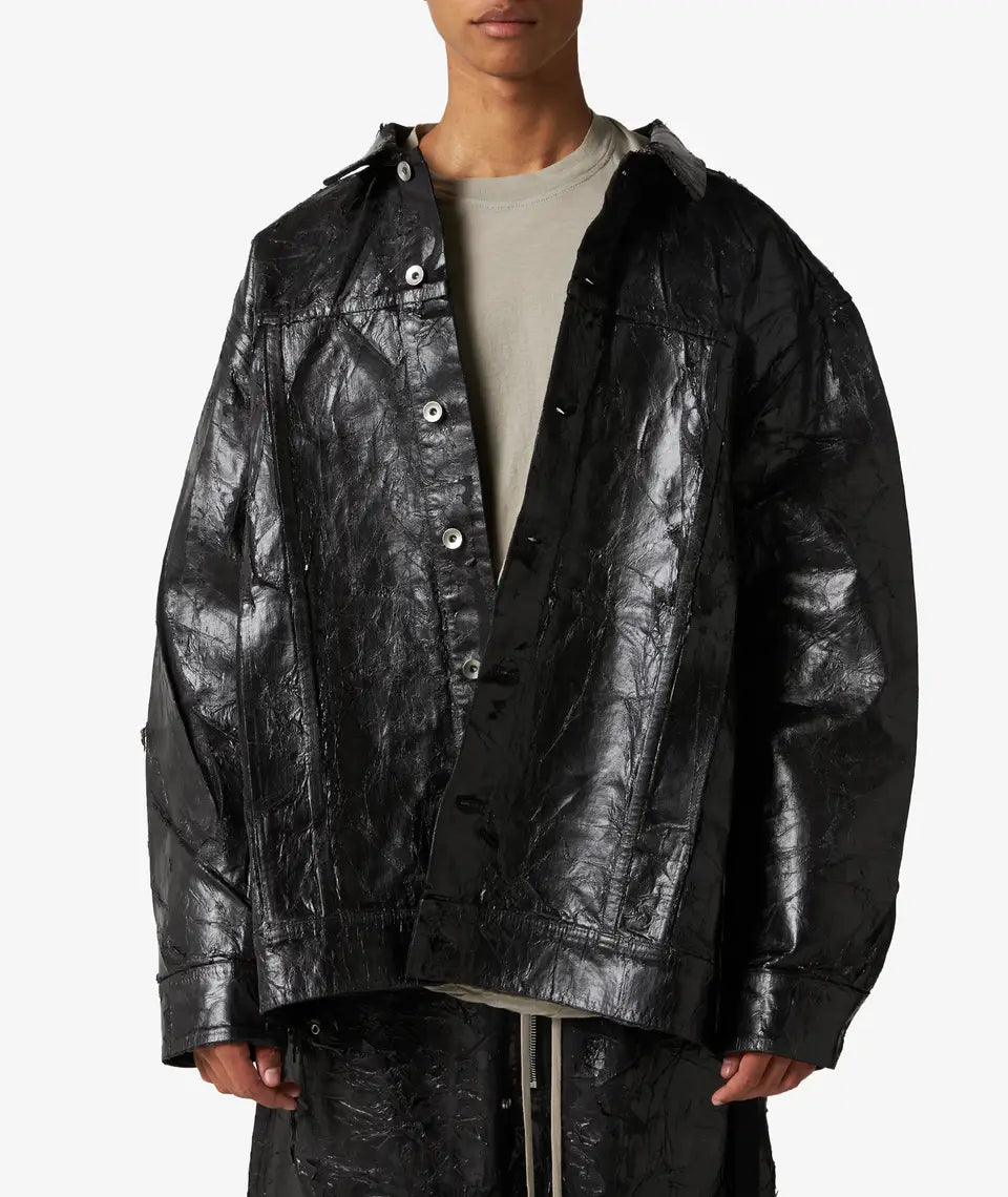 Rick Owens Jumbo Worker Jacket - Black DRKSHDW