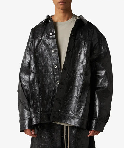 Rick Owens Jumbo Worker Jacket - Black DRKSHDW