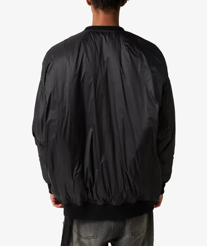Rick Owens Jumbo Flight Bomber Jacket - Black