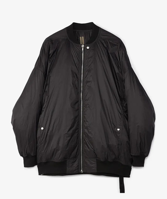 Rick Owens Jumbo Flight Bomber Jacket - Black